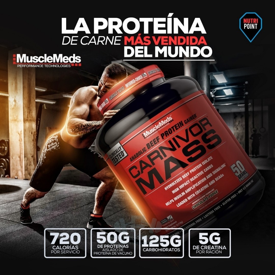 Musclemeds Carnivor Mass - 6 Libras
