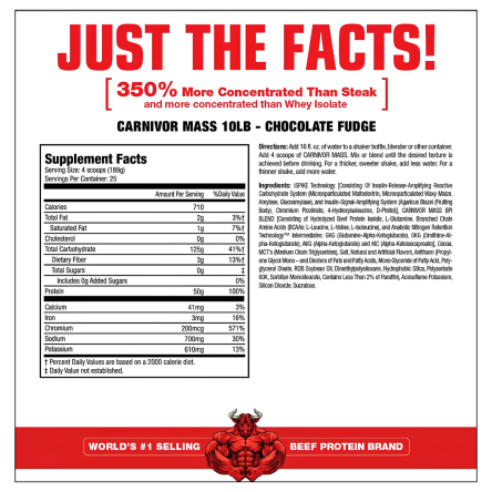 Musclemeds Carnivor Mass 10 libras