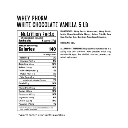 Dragon Pharma WheyPhorm 5 libras