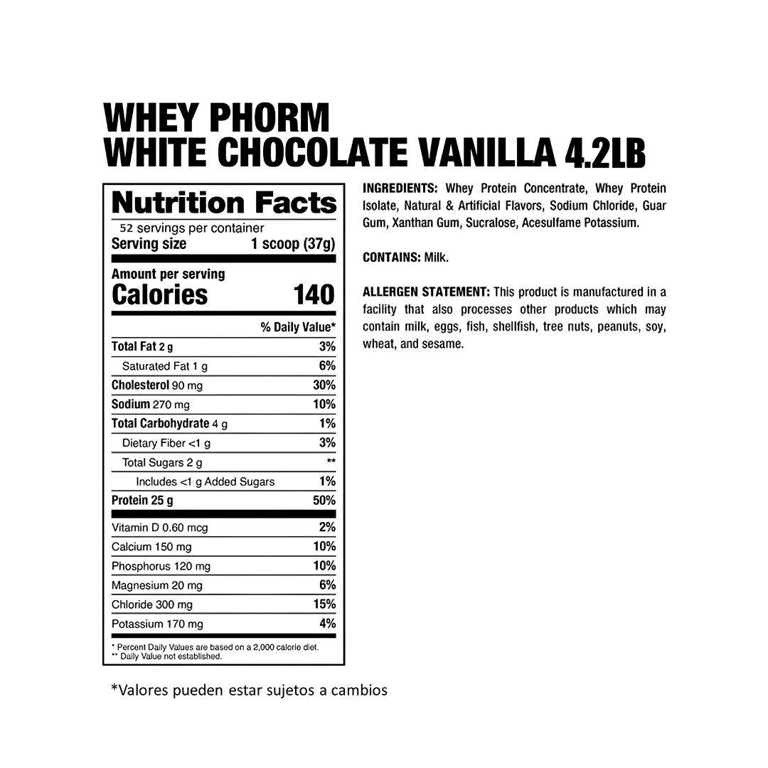 Dragon Pharma WheyPhorm 4.2 libras