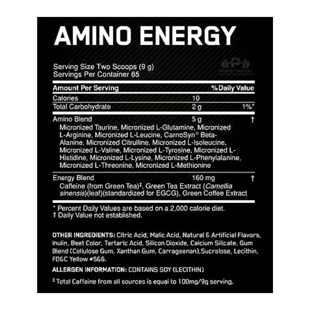Optimum Nutrition Amino Energy - 30 Servidas