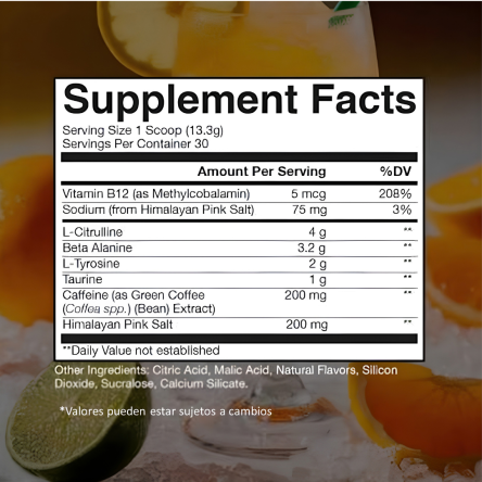 RAW Cbum Essential Pre Workout - 30 servidas