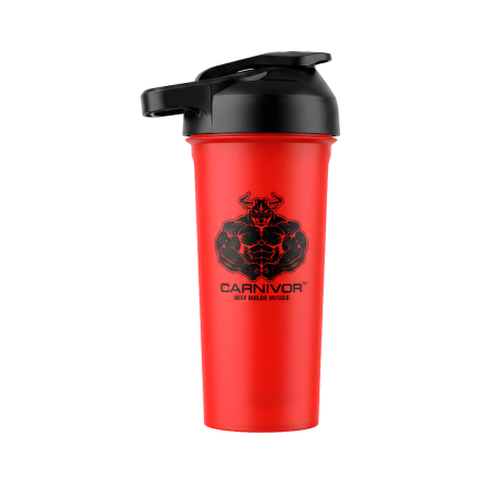Musclemeds Shaker Carnivor Rojo 600ml/20oz