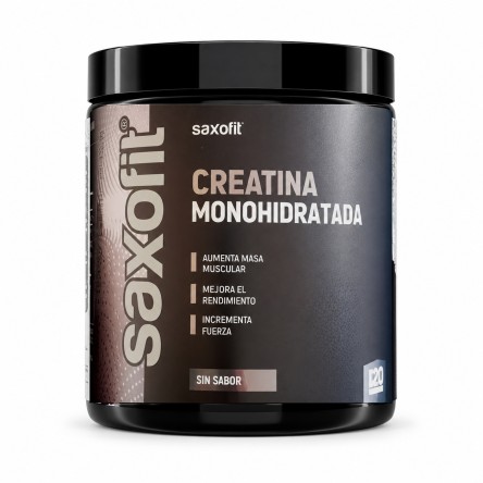 Saxofit Creatina Monohidratada 300 g sin sabor — vista frontal