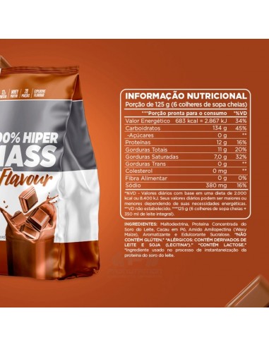 Atlhetica Nutrition 100% Hiper Mass Flavour - 5.5 Libras