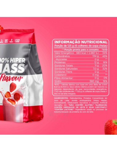 Atlhetica Nutrition 100% Hiper Mass Flavour - 5.5 Libras