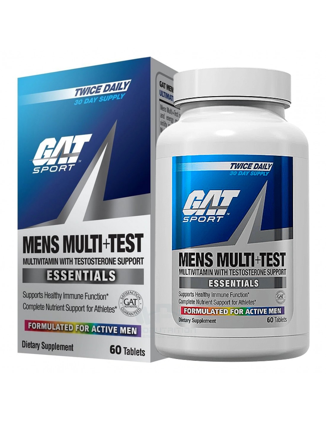 MENS MULTI+TEST GAT SPORT 60 TABLETAS