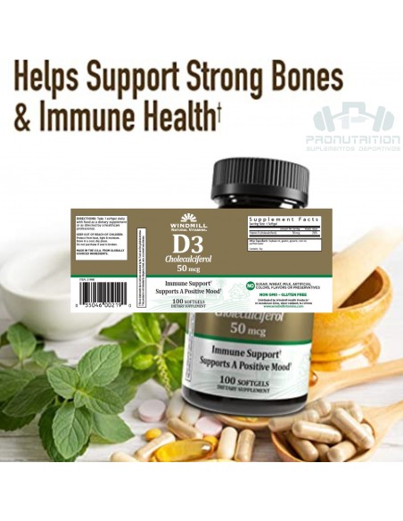 Windmill Vitamin D3 50 MCG