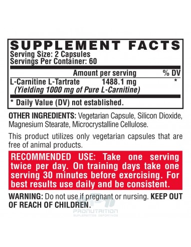 Nutrex Lipo6 Carnitina 1000 - 60 cápsulas