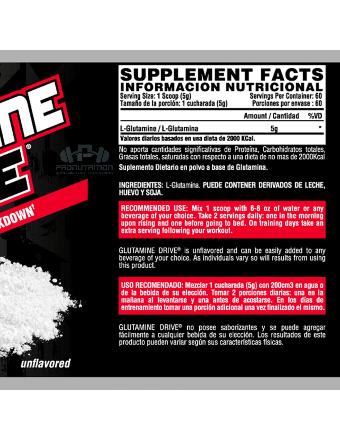 NUTREX GLUTAMINE DRIVE