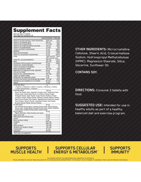 Optimum Nutrition Opti Men Multivitamínico 90 capsulas