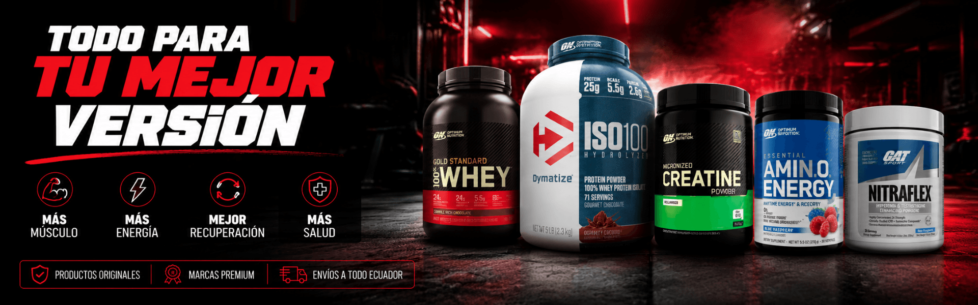 Suplementos Deportivos Ecuador | ProNutrition