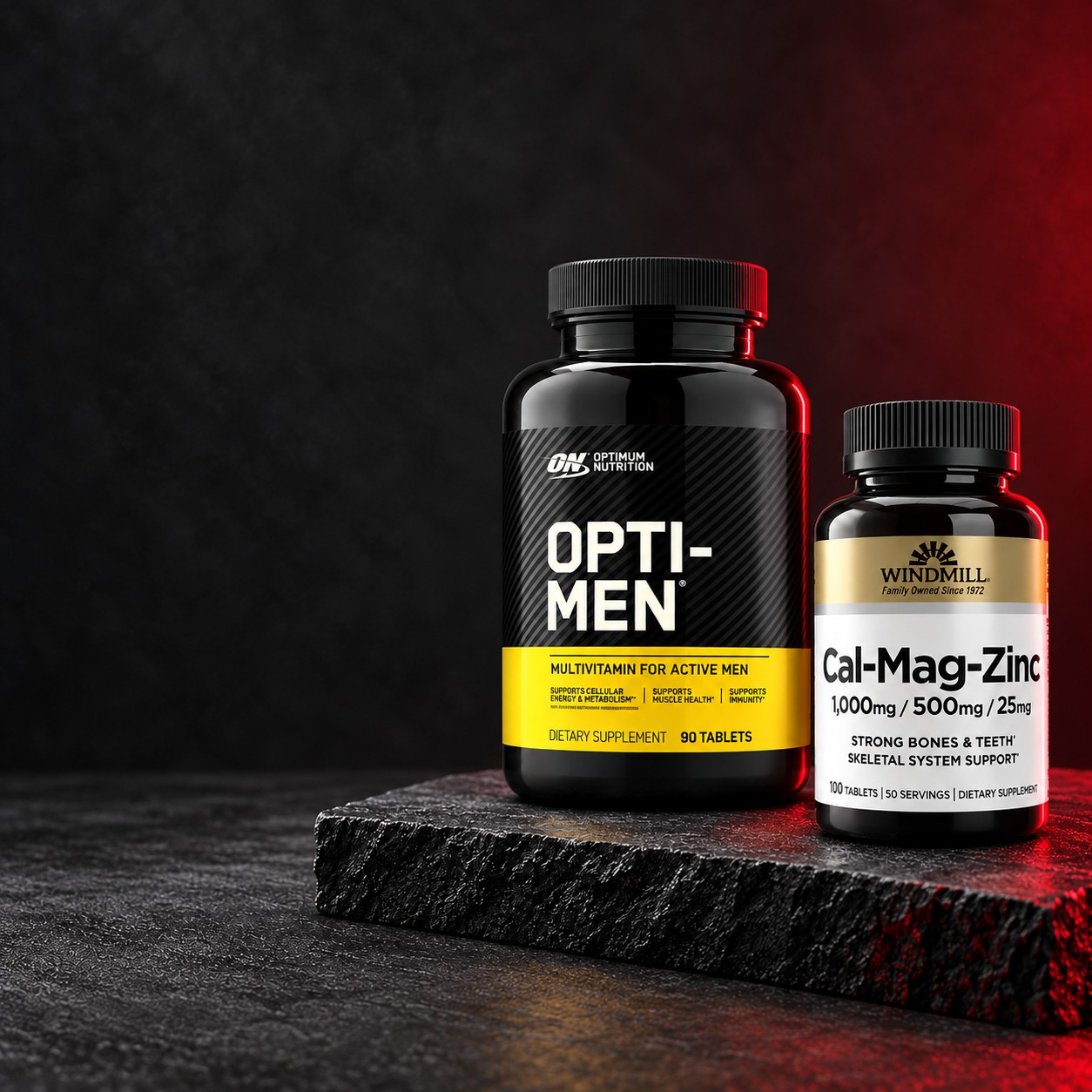 Opti-Men y Cal-Mag-Zinc Windmill