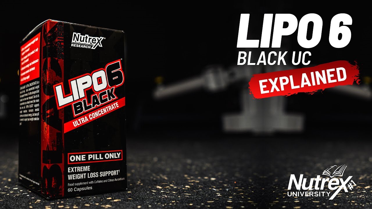 Nutrex University - Lipo-6 Black UC - YouTube